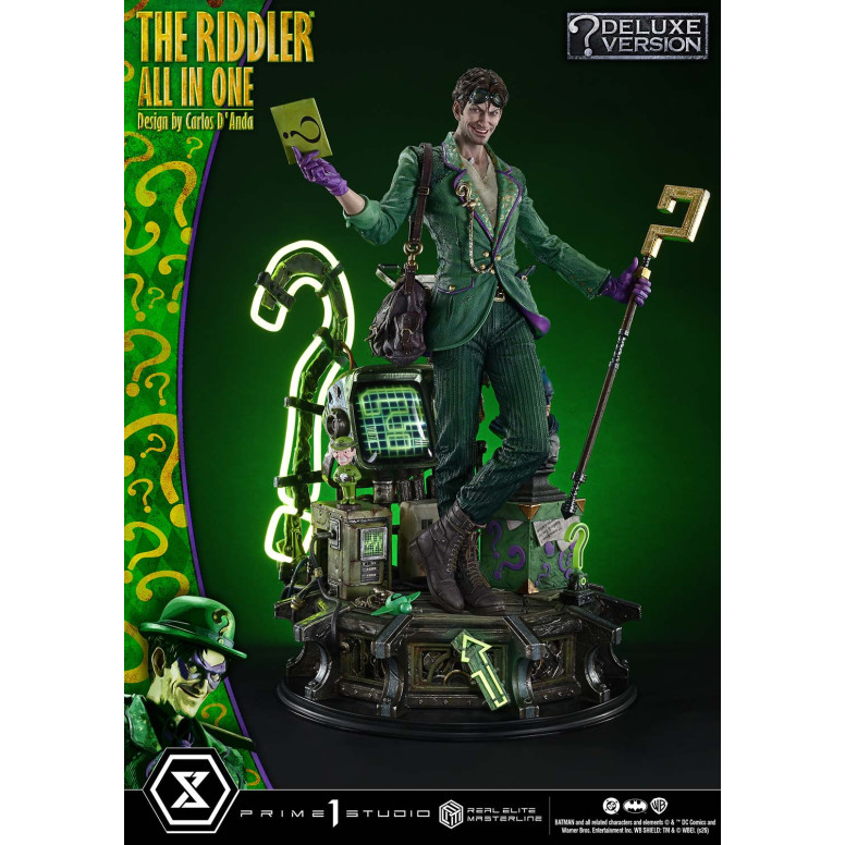 Prime 1 Studio - The Riddler All-in-One (Designed by Carlos D'Anda) DX Bonus Version - Real Elite Masterline Series 1/3