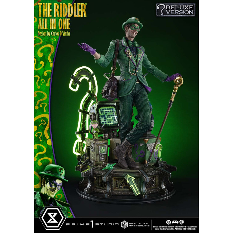 Prime 1 Studio - The Riddler All-in-One (Designed by Carlos D'Anda) DX Bonus Version - Real Elite Masterline Series 1/3