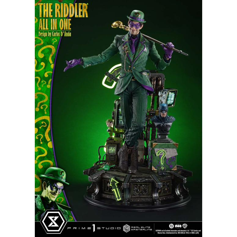 Prime 1 Studio - The Riddler All-in-One (Designed by Carlos D'Anda) DX Bonus Version - Real Elite Masterline Series 1/3