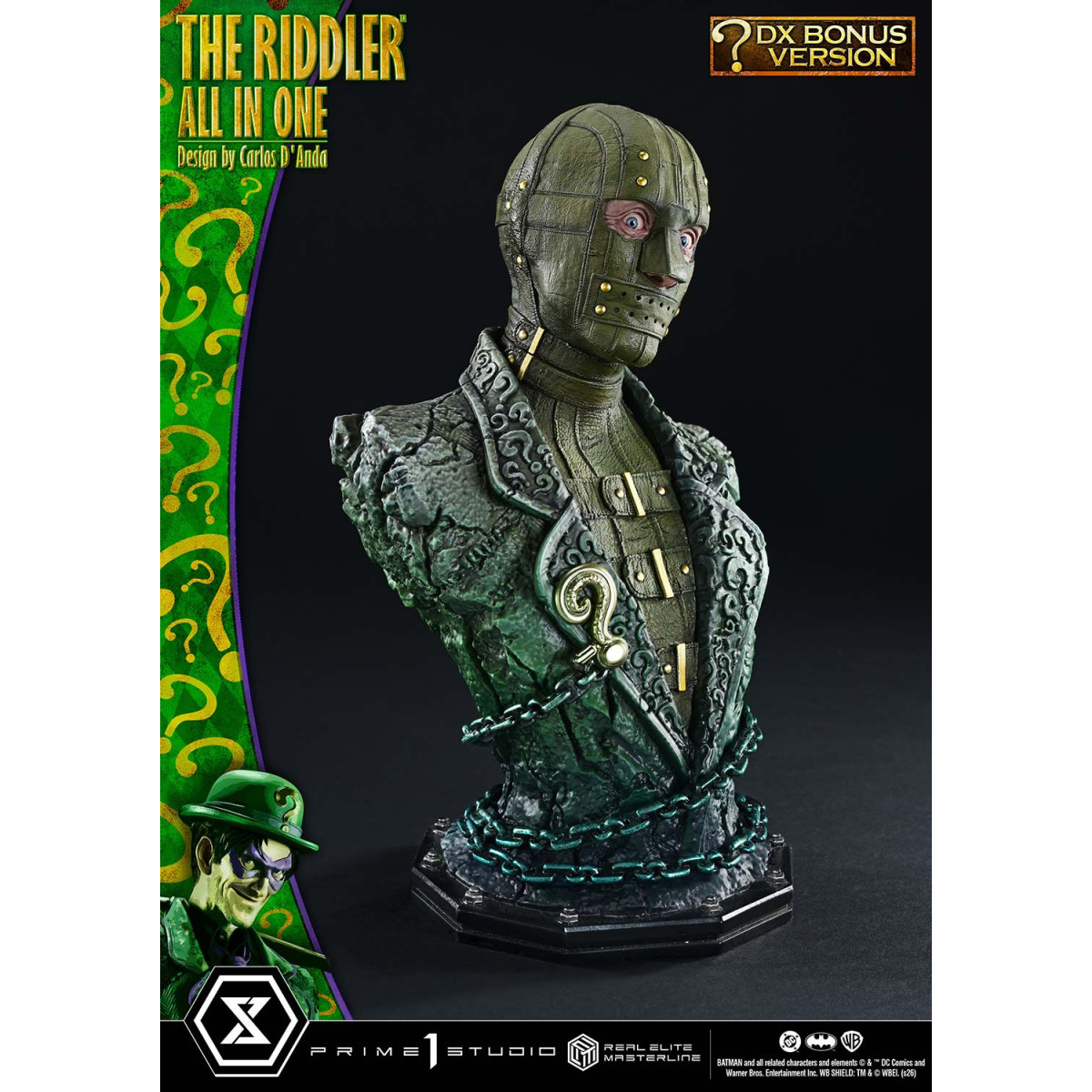 Prime 1 Studio - The Riddler All-in-One (Designed by Carlos D'Anda) DX Bonus Version - Real Elite Masterline Series 1/3
