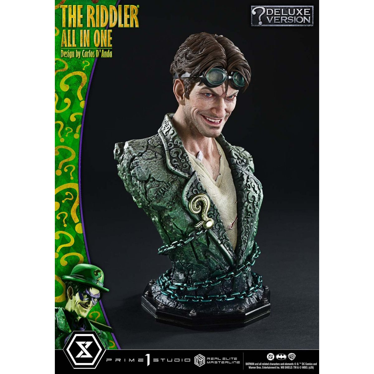 Prime 1 Studio - The Riddler All-in-One (Designed by Carlos D'Anda) DX Bonus Version - Real Elite Masterline Series 1/3
