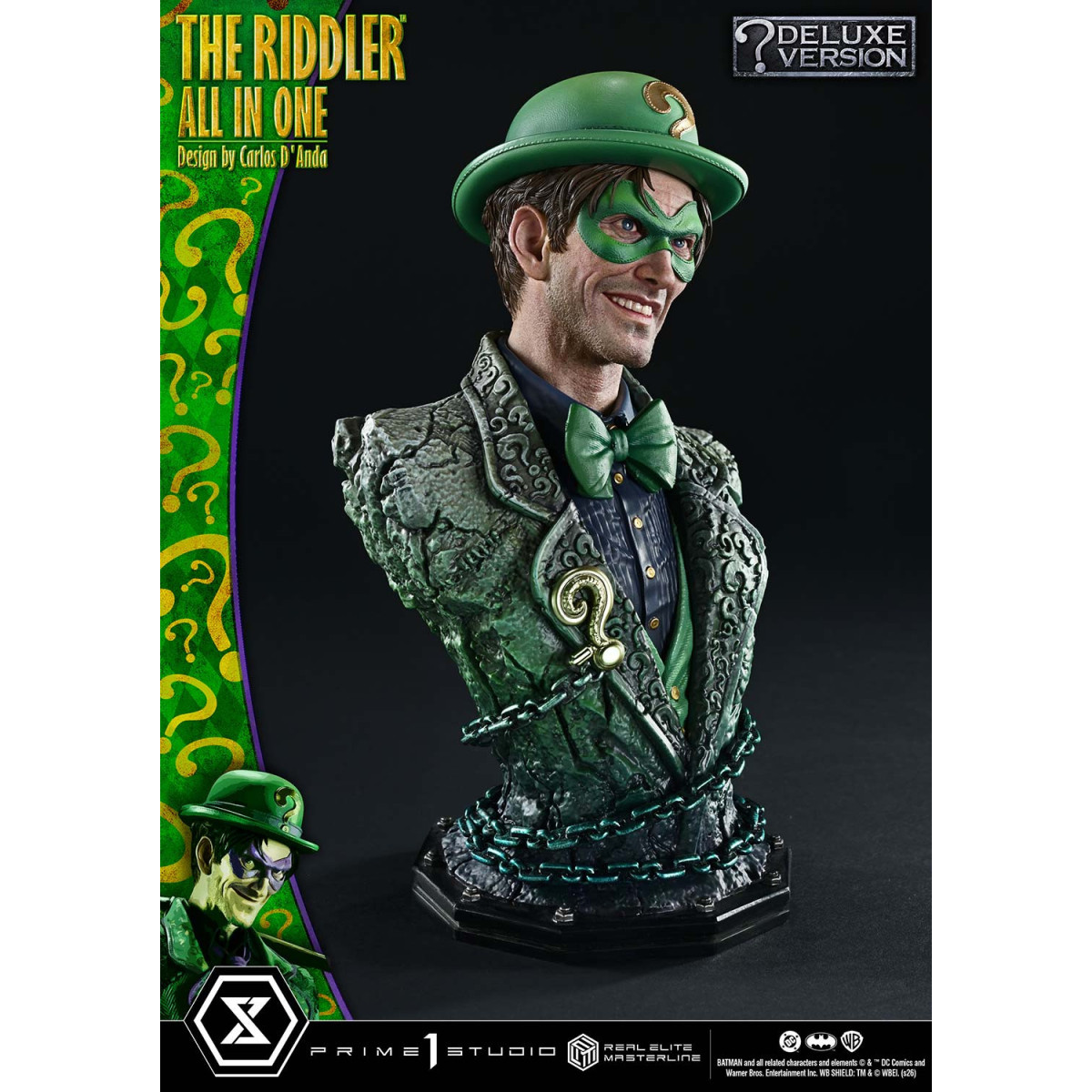 Prime 1 Studio - The Riddler All-in-One (Designed by Carlos D'Anda) DX Bonus Version - Real Elite Masterline Series 1/3