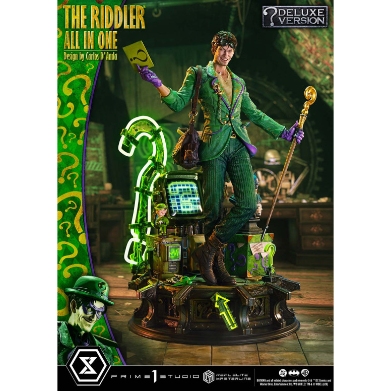 Prime 1 Studio - The Riddler All-in-One (Designed by Carlos D'Anda) DX Bonus Version - Real Elite Masterline Series 1/3