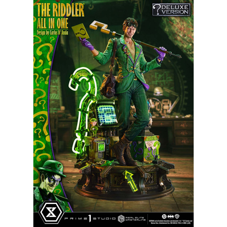 Prime 1 Studio - The Riddler All-in-One (Designed by Carlos D'Anda) DX Bonus Version - Real Elite Masterline Series 1/3