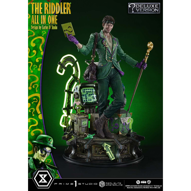 Prime 1 Studio - The Riddler All-in-One (Designed by Carlos D'Anda) DX Bonus Version - Real Elite Masterline Series 1/3