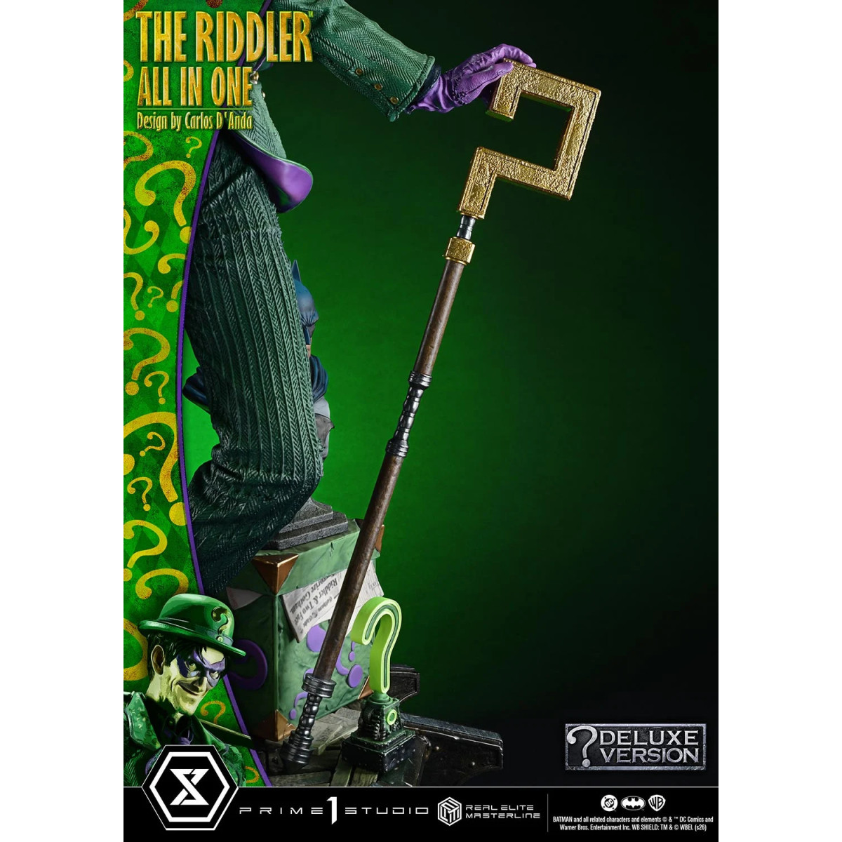Prime 1 Studio - The Riddler All-in-One (Designed by Carlos D'Anda) DX Bonus Version - Real Elite Masterline Series 1/3
