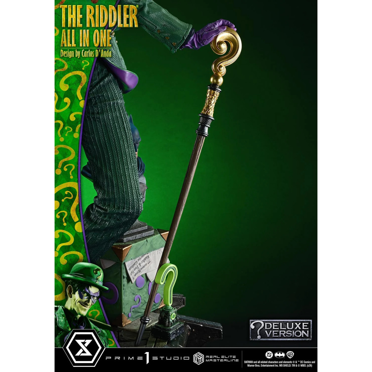 Prime 1 Studio - The Riddler All-in-One (Designed by Carlos D'Anda) DX Bonus Version - Real Elite Masterline Series 1/3