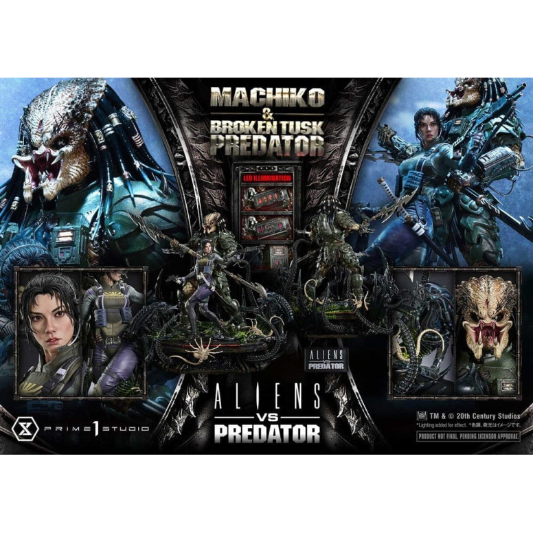 Prime 1 Studio - Aliens vs. Predator (Comic) - Machiko & Broken Tusk Ultimate Premium Masterline Series 1/4