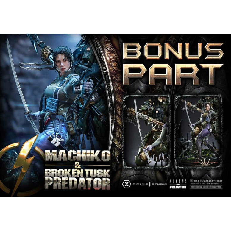 Prime 1 Studio - Aliens vs. Predator (Comic) - Machiko & Broken Tusk DX Bonus Version Ultimate Premium Masterline Series 1/4