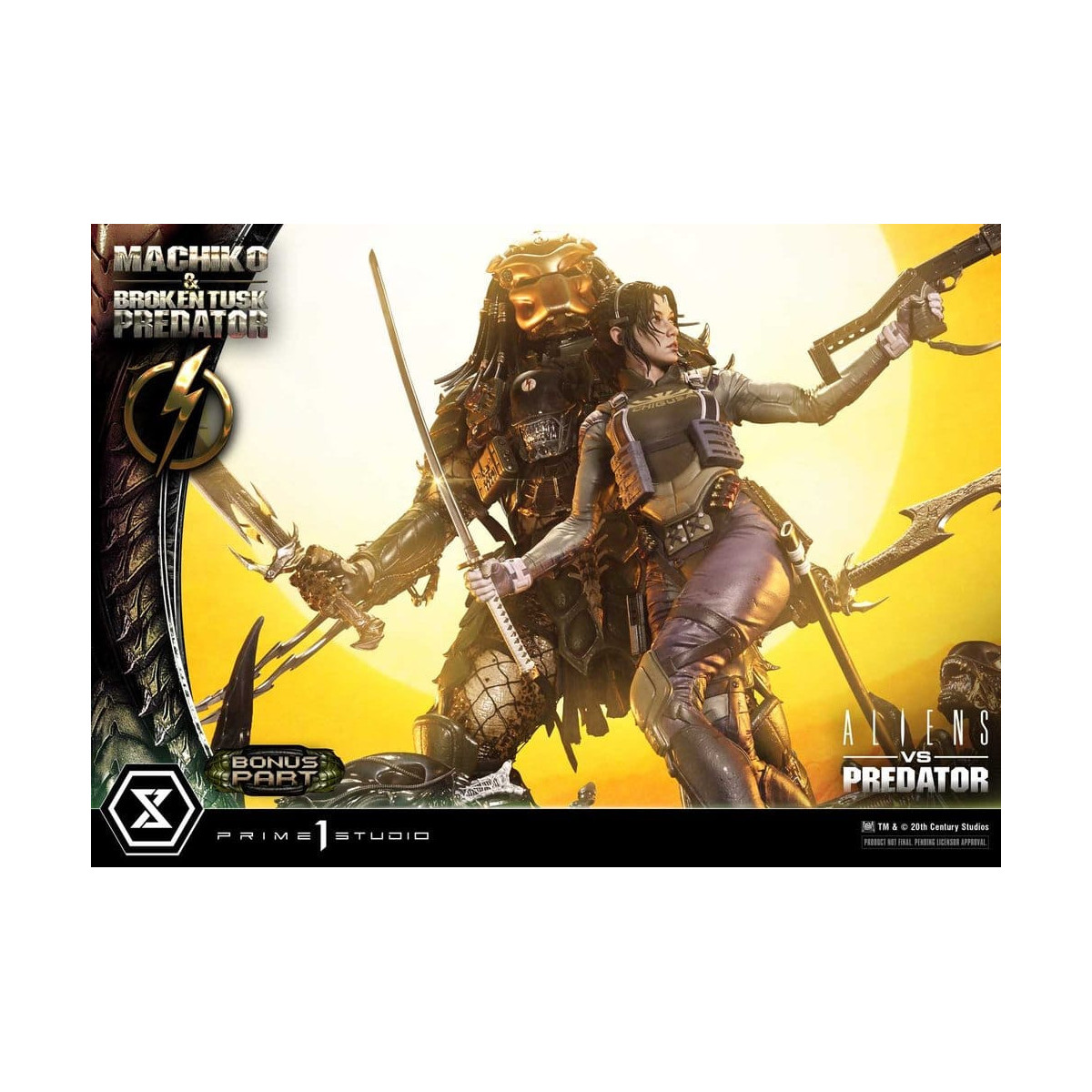 Prime 1 Studio - Aliens vs. Predator (Comic) - Machiko & Broken Tusk DX Bonus Version Ultimate Premium Masterline Series 1/4