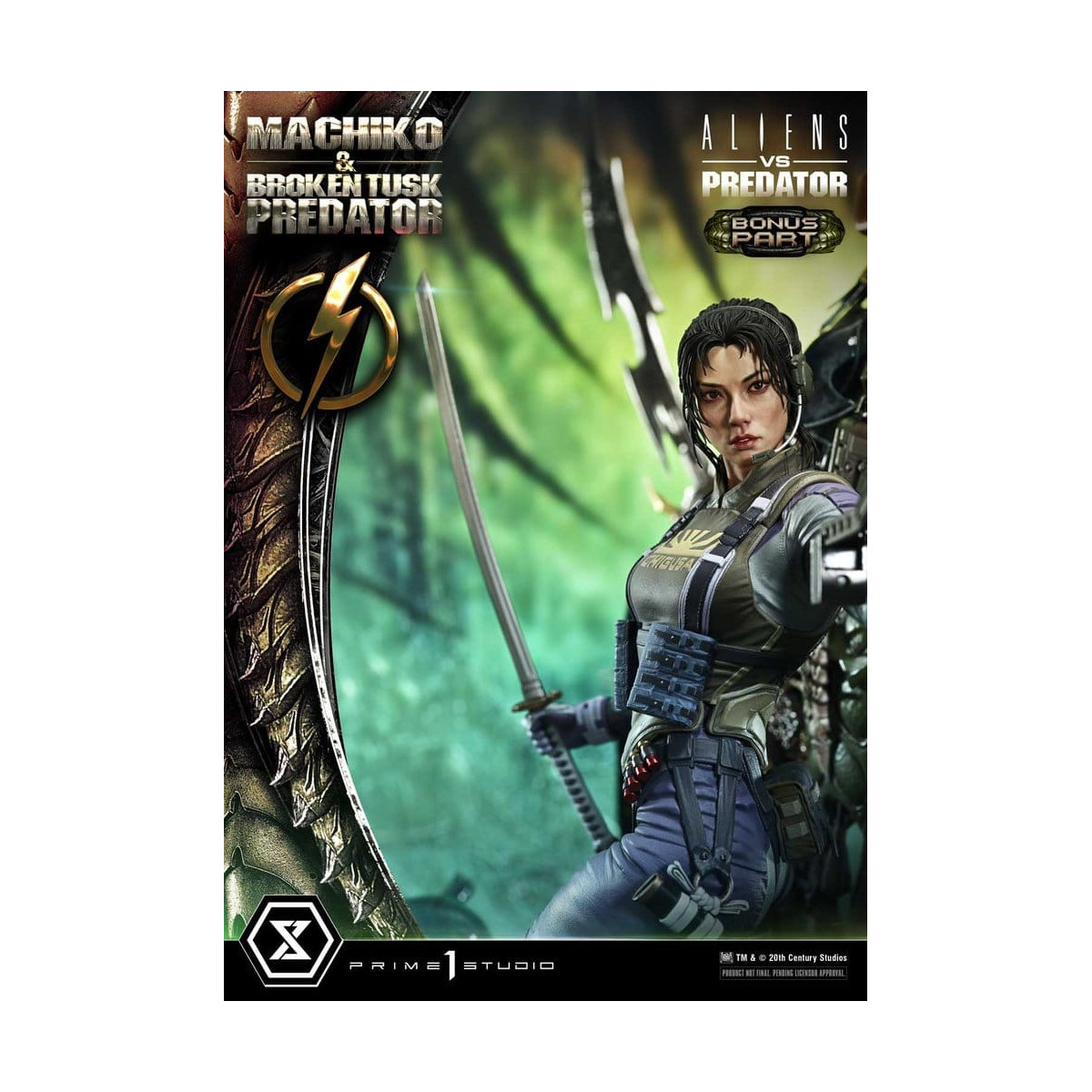 Prime 1 Studio - Aliens vs. Predator (Comic) - Machiko & Broken Tusk DX Bonus Version Ultimate Premium Masterline Series 1/4