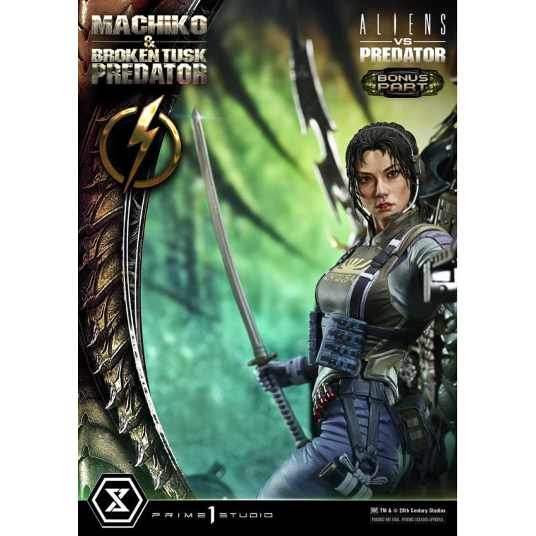 Prime 1 Studio - Aliens vs. Predator (Comic) - Machiko & Broken Tusk DX Bonus Version Ultimate Premium Masterline Series 1/4