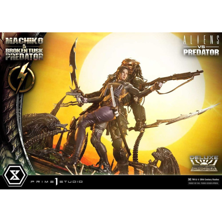 Prime 1 Studio - Aliens vs. Predator (Comic) - Machiko & Broken Tusk DX Bonus Version Ultimate Premium Masterline Series 1/4
