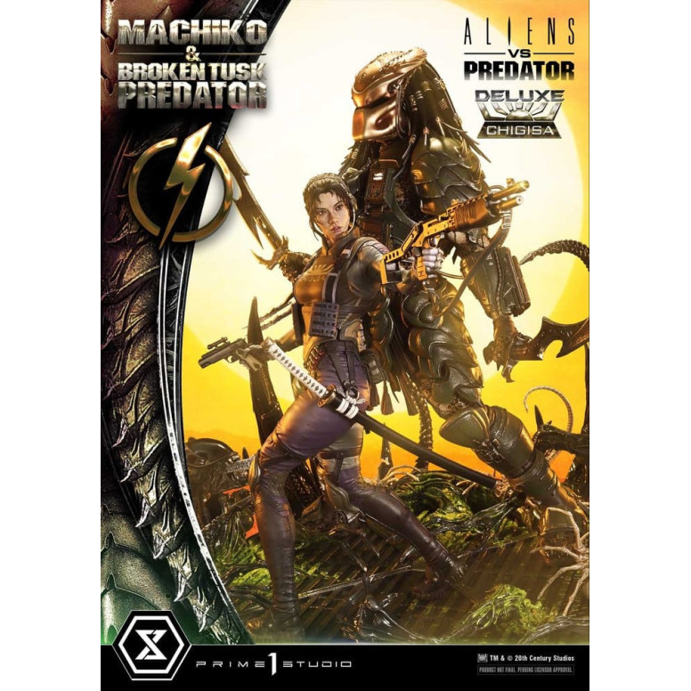Prime 1 Studio - Aliens vs. Predator (Comic) - Machiko & Broken Tusk DX Bonus Version Ultimate Premium Masterline Series 1/4