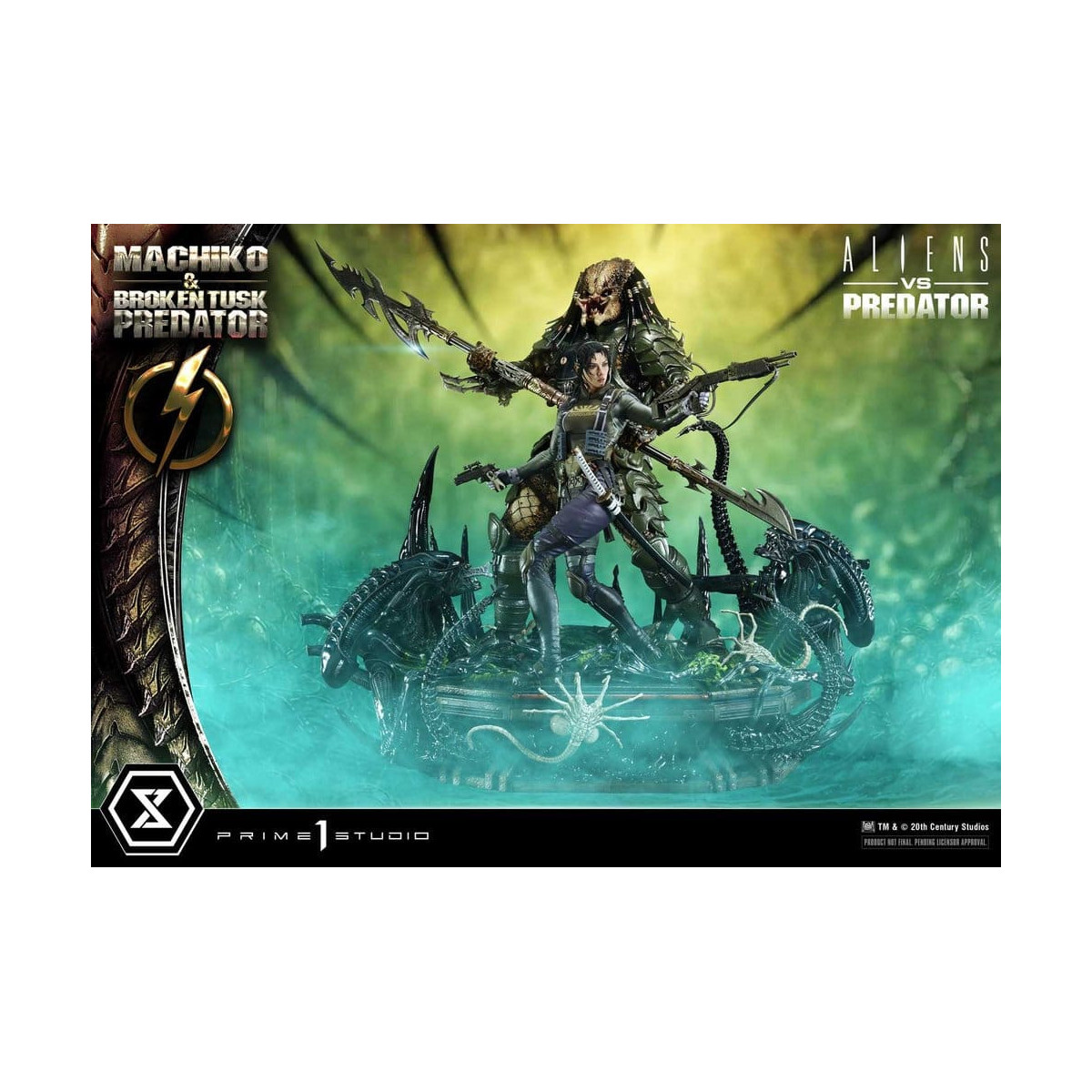 Prime 1 Studio - Aliens vs. Predator (Comic) - Machiko & Broken Tusk DX Bonus Version Ultimate Premium Masterline Series 1/4