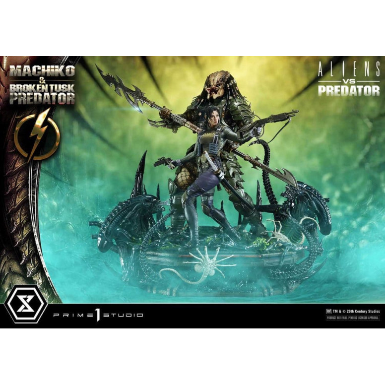 Prime 1 Studio - Aliens vs. Predator (Comic) - Machiko & Broken Tusk DX Bonus Version Ultimate Premium Masterline Series 1/4