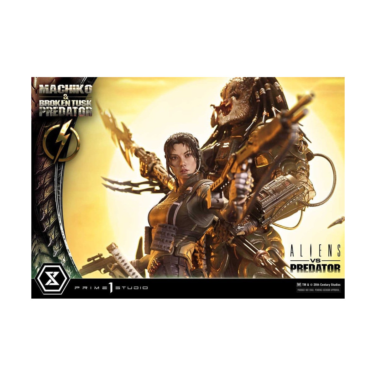 Prime 1 Studio - Aliens vs. Predator (Comic) - Machiko & Broken Tusk DX Bonus Version Ultimate Premium Masterline Series 1/4