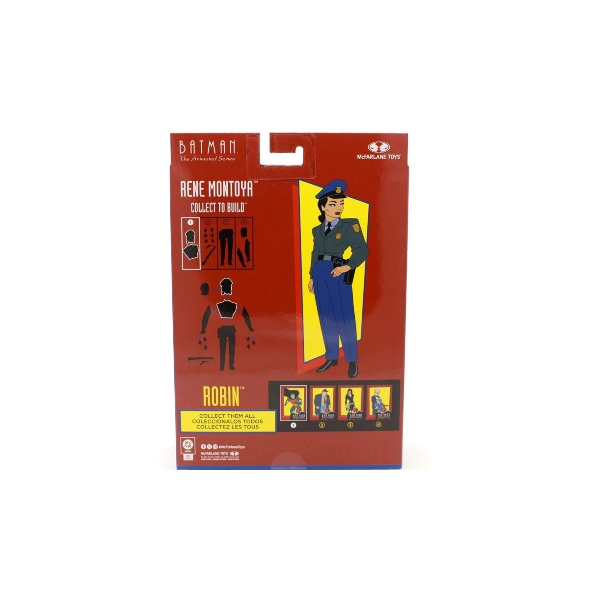 Mc Farlane DC Direct - Robin (Black & Red) BAF Rene Montoya - Batman: The 1992 Animated Series