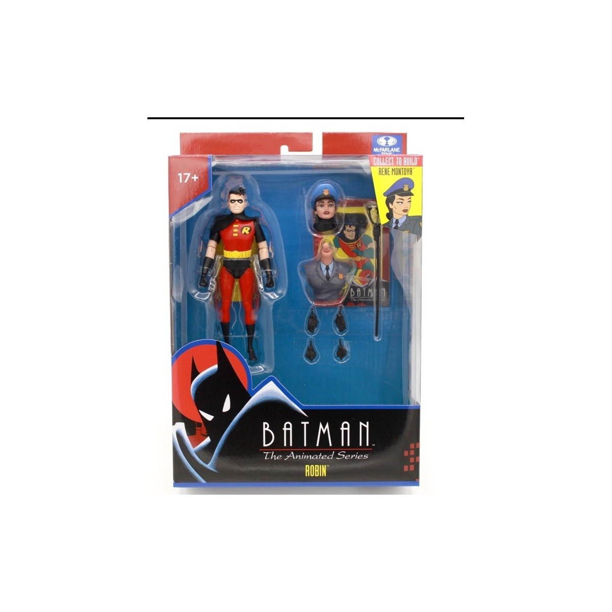 Mc Farlane DC Direct - Robin (Black & Red) BAF Rene Montoya - Batman: The 1992 Animated Series
