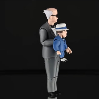 Mc Farlane DC Direct - VENTRILOQUIST and BAF Rene Montoya - Batman: The 1992 Scarface Animated Series