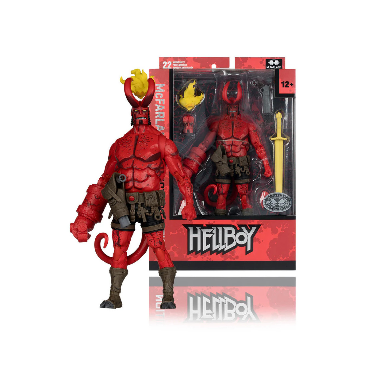 Mc Farlane - Hellboy Collector's Edition Chase Variant 1/12 - Platinum Edition