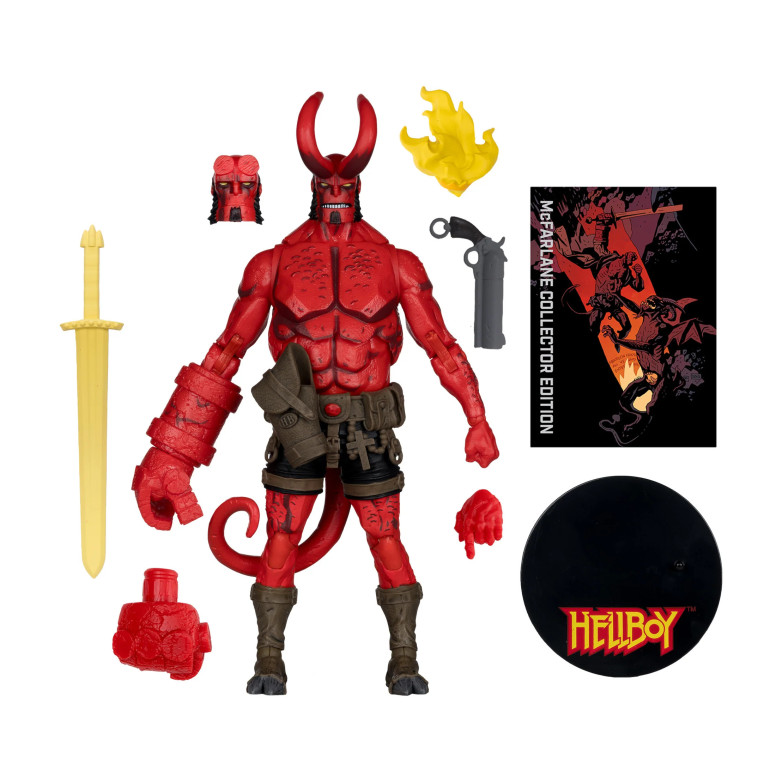 Mc Farlane - Hellboy Collector's Edition Chase Variant 1/12 - Platinum Edition