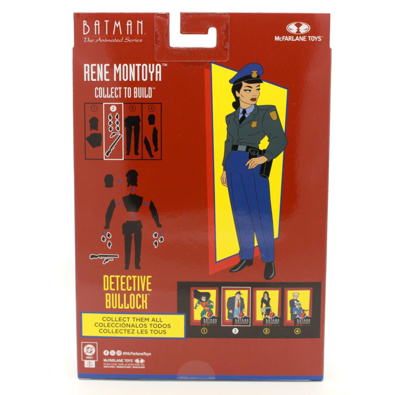 Mc Farlane DC Direct - DETECTIVE HARVEY BULLOCK, VOICE BY Rene Montoya - Batman: The , 1992 Animated Series