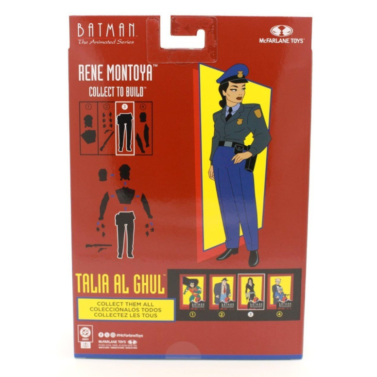 Mc Farlane DC Direct - TALIA AL GHUL BAF Rene Montoya - Batman: The , 1992 Animated Series