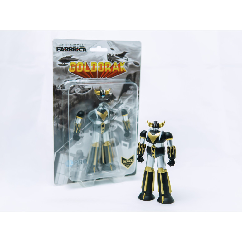 HL Pro - Grendizer Mini Metal Fabbrica Black & Gold Exclusive Figurine-Collector - Ufo Robot Grendizer