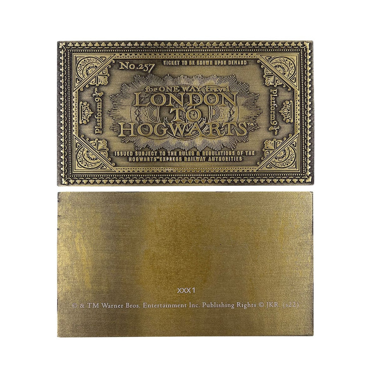 FaNaTtiK - Harry Potter Limited Edition Hogwarts Train Ticket Replica
