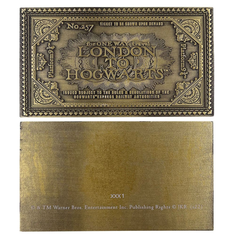 FaNaTtiK - Harry Potter Limited Edition Hogwarts Train Ticket Replica