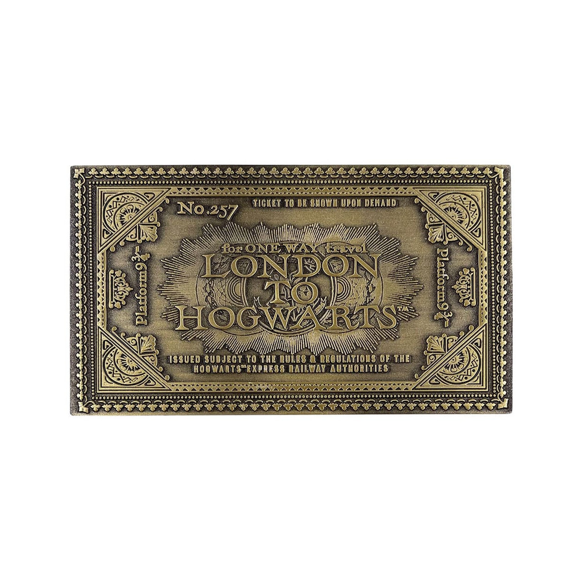 FaNaTtiK - Harry Potter Limited Edition Hogwarts Train Ticket Replica