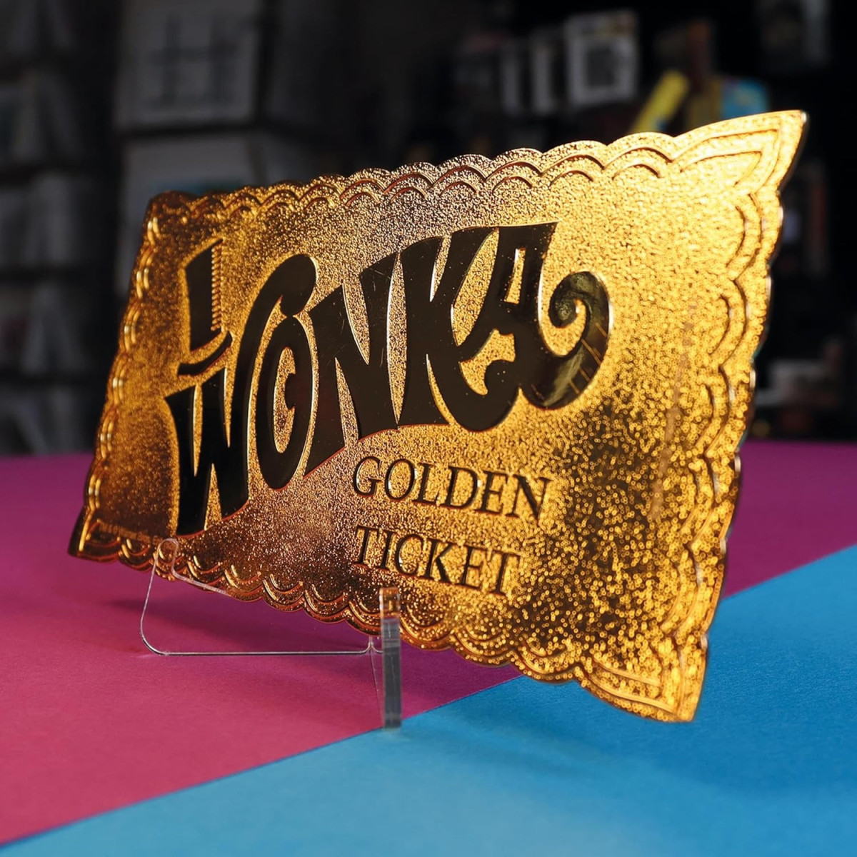 FaNaTtiK - Willy Wonka and the Chocolate Factory Golden Ticket Collector's Edition Replica