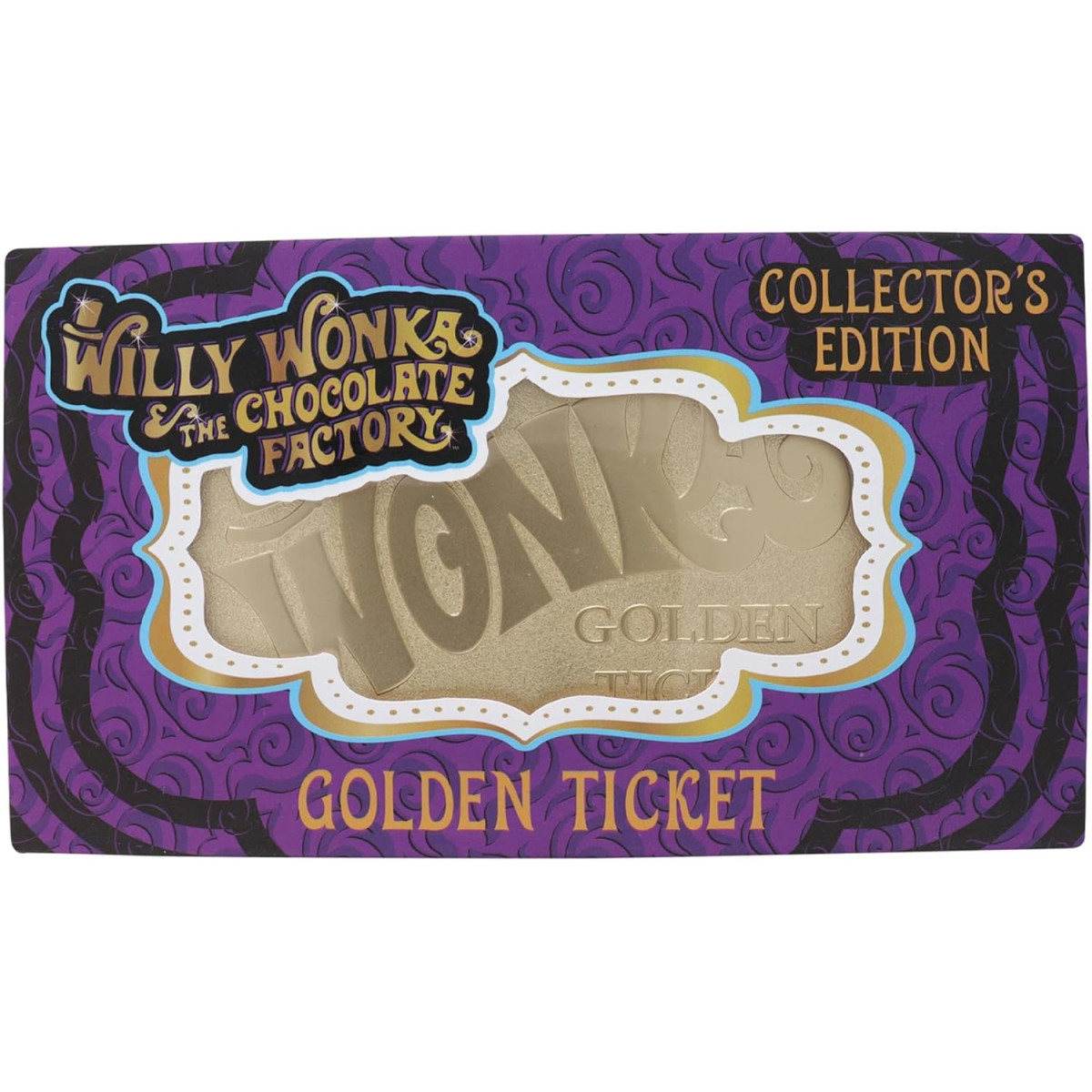 FaNaTtiK - Willy Wonka and the Chocolate Factory Golden Ticket Collector's Edition Replica
