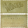 FaNaTtiK - Willy Wonka and the Chocolate Factory Golden Ticket Collector's Edition Replica