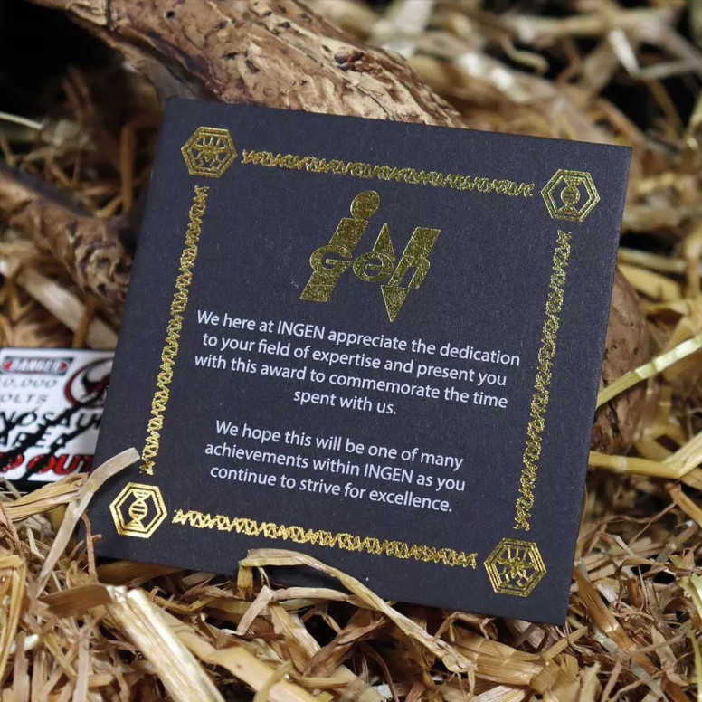 FaNaTtiK - Jurassic Park Genetics Laboratory Service Award