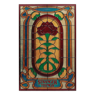 FaNaTtiK - Stranger Things Creel House Stained Glass Window Resin Plaque