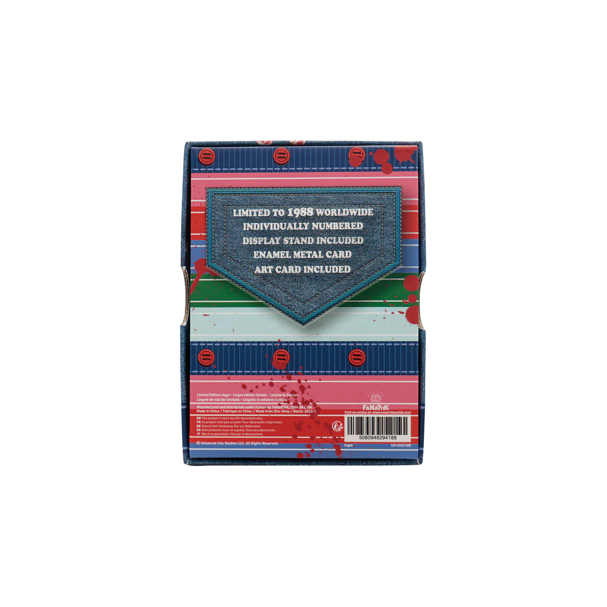 FaNaTtiK - Child's Play - Limited Edition Ingot and Spell Card from " Chucky "