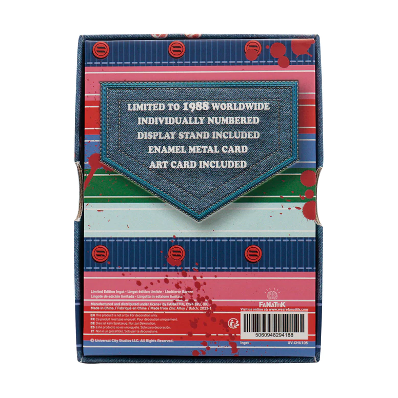 FaNaTtiK - Child's Play - Limited Edition Ingot and Spell Card from " Chucky "