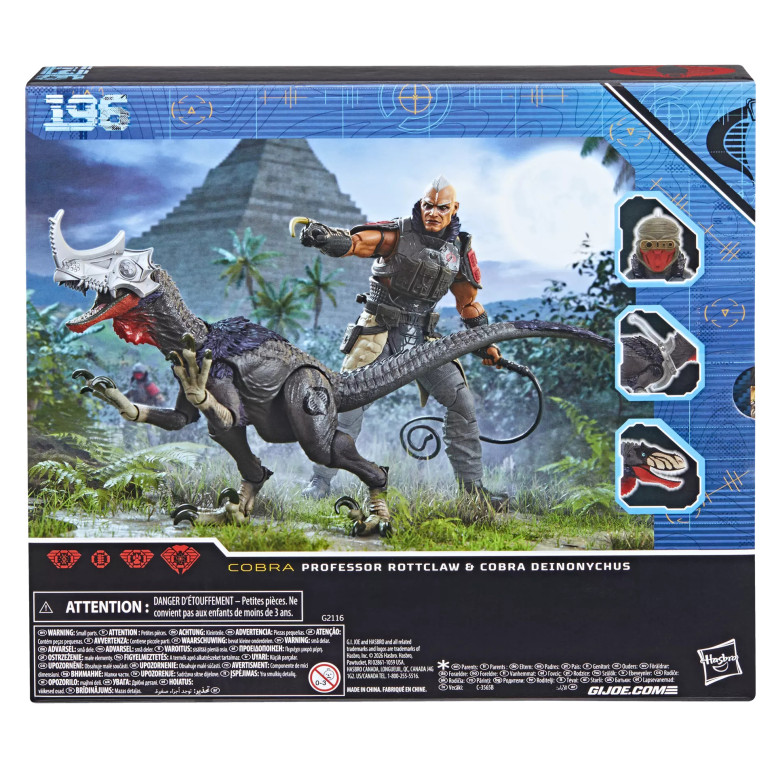 Hasbro G.I.JOE Classified Series - Professor Rottclaw & 's Deinonychus Cobra