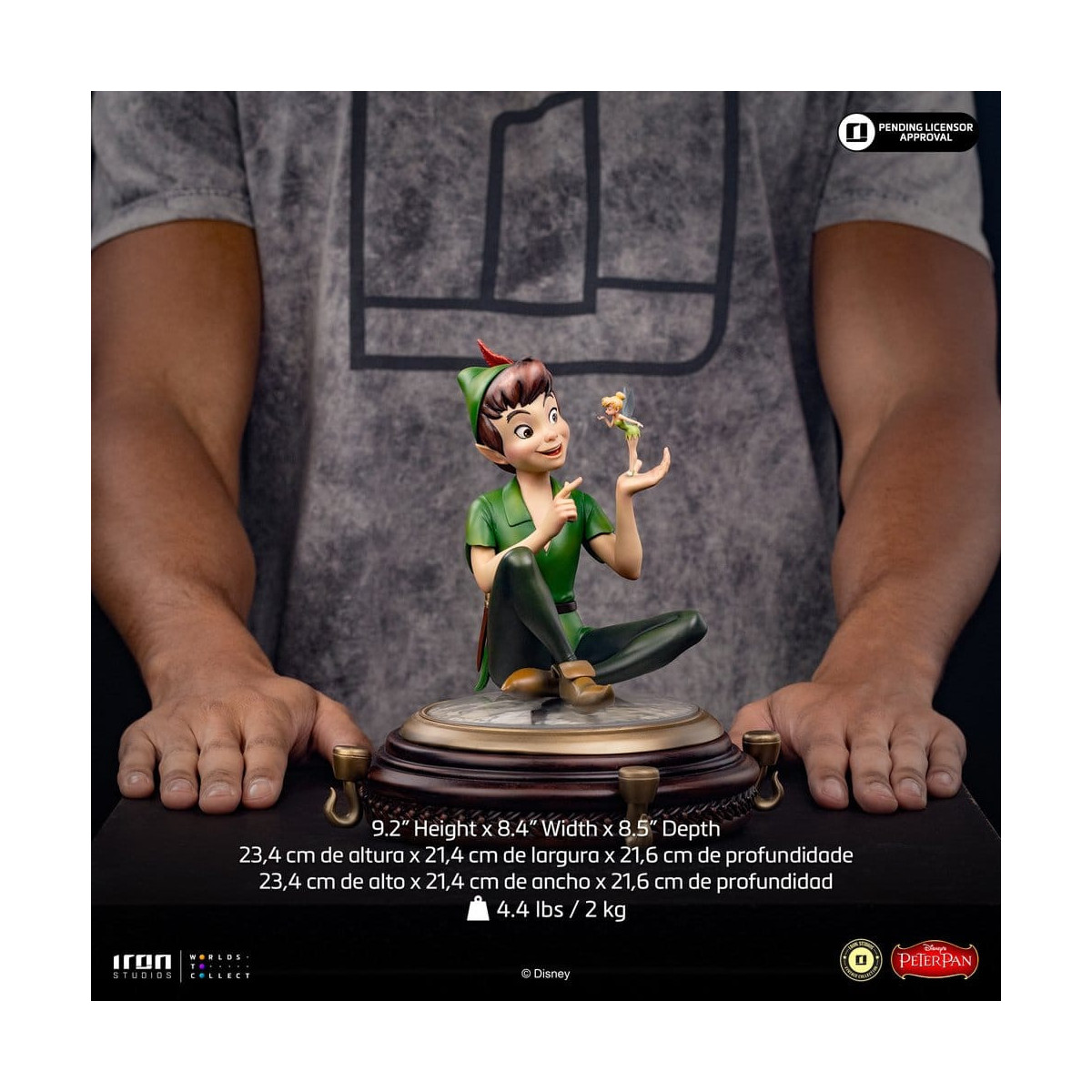 Iron Studios Disney ' Classics - Peter Pan & Tinkerbell, 1/10 Scale - Peter Pan (1953)