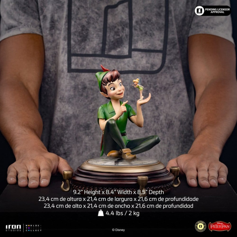 Iron Studios Disney ' Classics - Peter Pan & Tinkerbell, 1/10 Scale - Peter Pan (1953)
