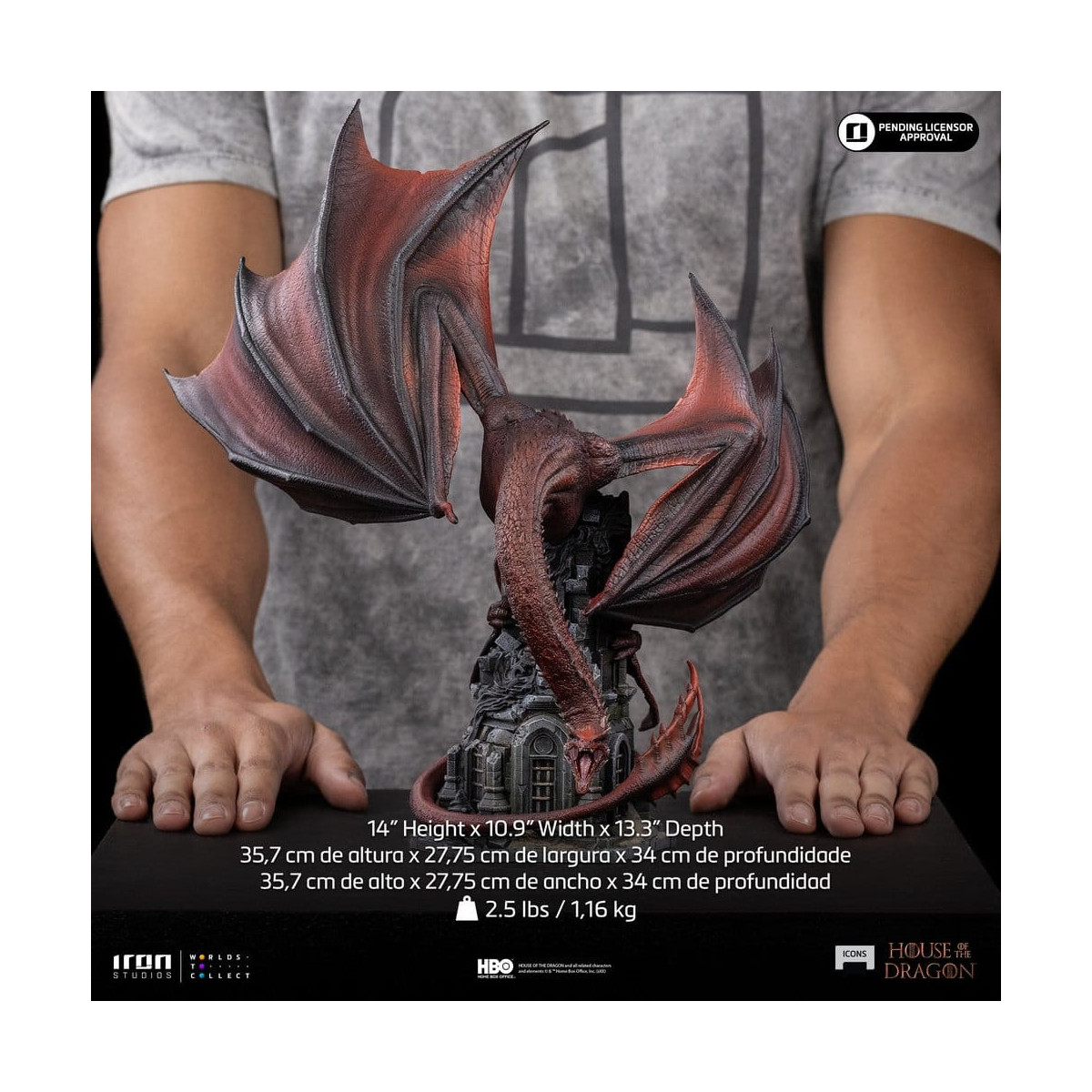Iron Studios - House of the Dragon - Caraxes Icons