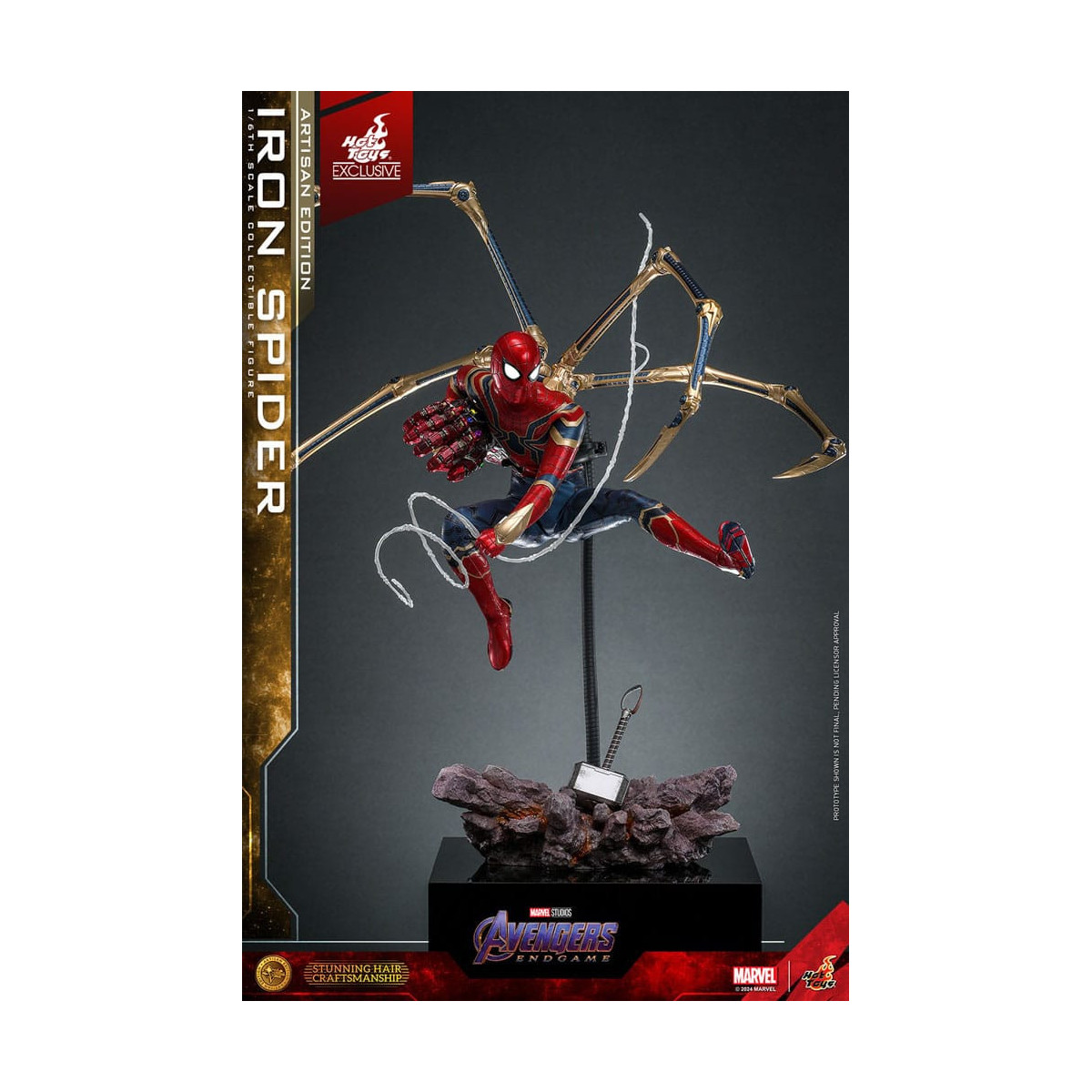 Hot Toys Marvel Avengers: Endgame - Iron Spider Artisan Edition MMS, 1/6 Scale
