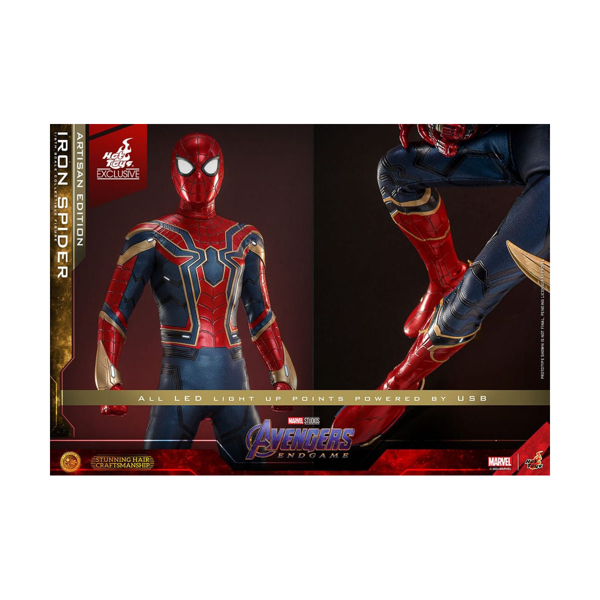 Hot Toys Marvel Avengers: Endgame - Iron Spider Artisan Edition MMS, 1/6 Scale
