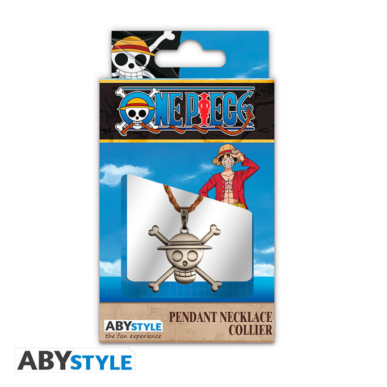 One Piece Necklace with a 3D "Skull" Pendant