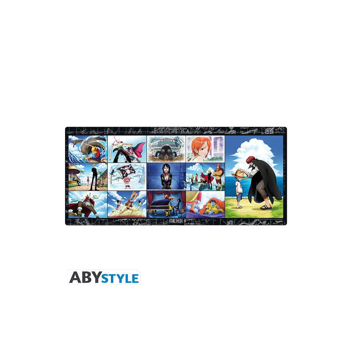 ABYstyle - One Piece XXL "Souvenirs de l'Équipage" Mouse Pad (90x40cm)