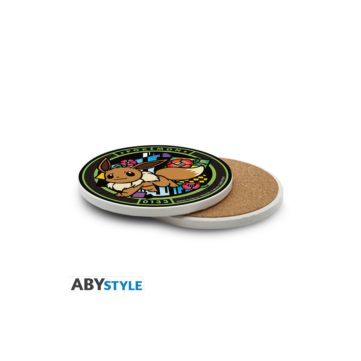 ABYstyle Pokémon - Pokémon Évoli Ceramic Coasters