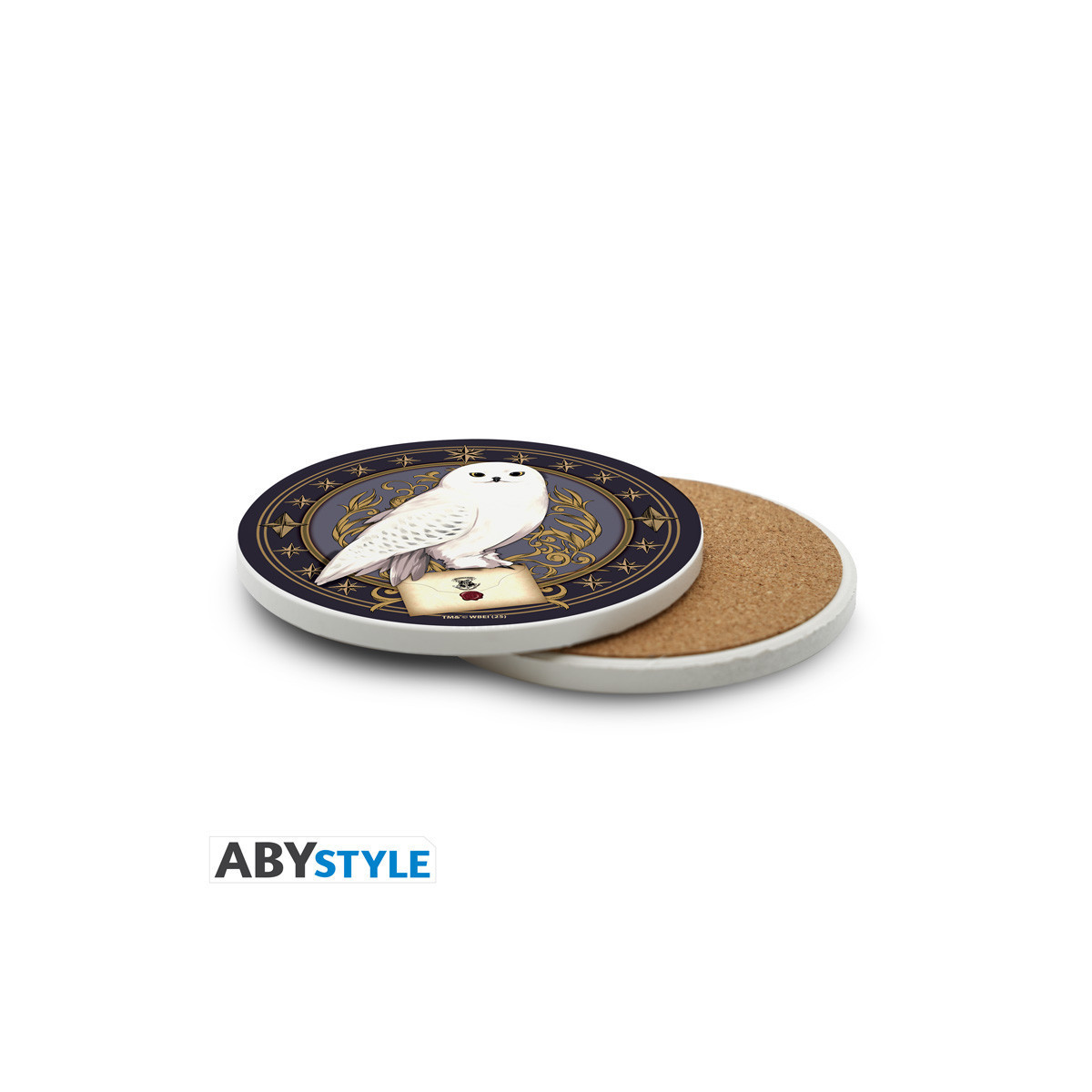 ABYstyle - HARRY POTTER Hedwig Ceramic Coasters