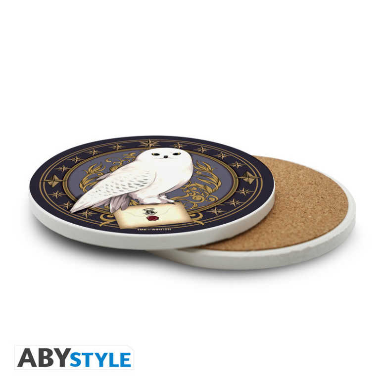 ABYstyle - HARRY POTTER Hedwig Ceramic Coasters